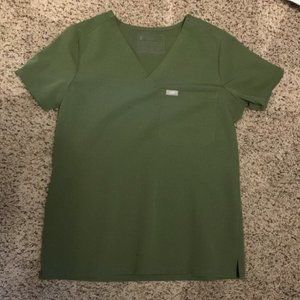 Figs Olive Catarina One Pocket Scrub Top